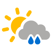 Wechselnd bewÃ¶lkt mit Regenschauern